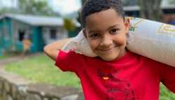 When doing chores is fun in the Dominican Republic - especially when it involves food