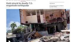 We have two projects in Haiti, neither of which has been affected directly by the earthquake.