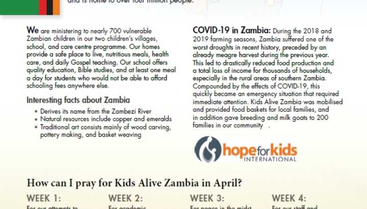 Please pray for our work in Zambia
