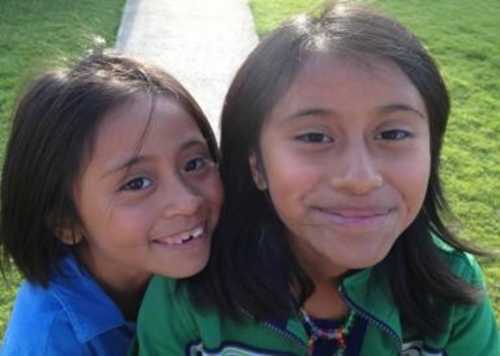 Two of our girls at the Oasis