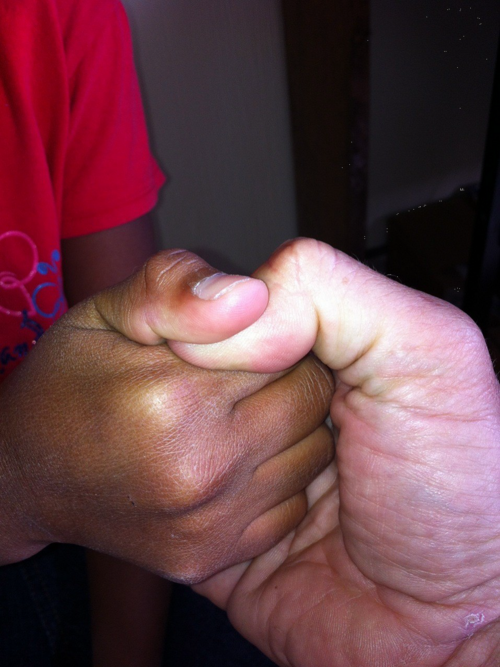 Reaching out to be rescued