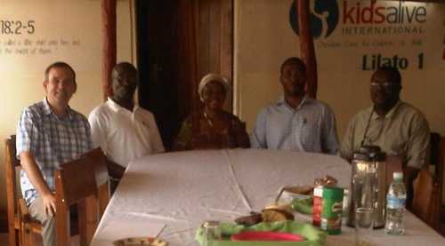 Meeting with our Zambian Board