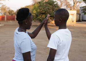 Sepiso and Sitali from Zambia